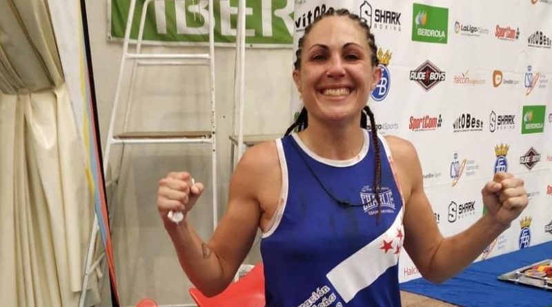 Almudena Álvarez, representante del Club Olimpia Móstoles.