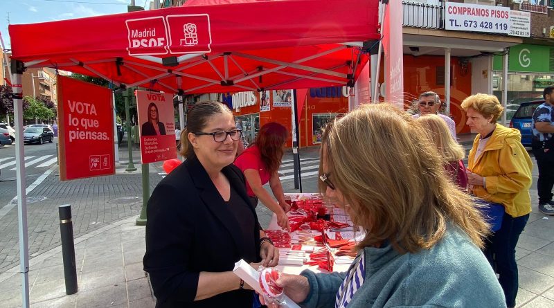 La ex alcaldesa Noelia Posse, concejala y presidenta de la Agrupación Socialista de Móstoles.