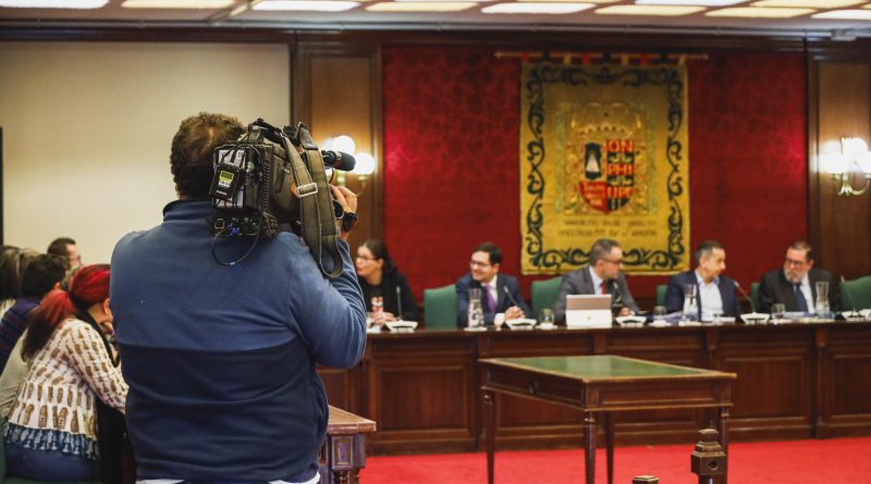 Sesión plenaria del Ayuntamiento de Móstoles
