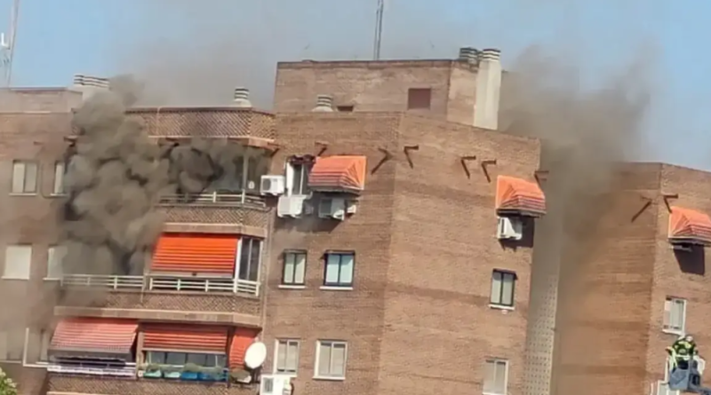 Imagen obtenida de las redes sociales de los Bomberos de Móstoles