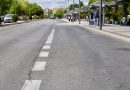 Móstoles estrena dos dársenas para descongestionar las paradas de autobús en avenida de Portugal