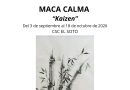 Maca Calma expone «Kaizen» en el Centro Sociocultural El Soto
