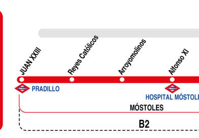 La línea L-2 de autobús reforzará su servicio al cementerio de Móstoles del 31 de octubre al 2 de noviembre