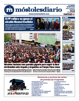 Edición impresa número 55 de Móstoles diario, el acento en Móstoles